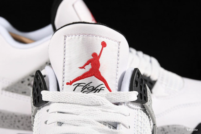 Reps BK “white cement” 840606-192 og jordan 4 air 1207